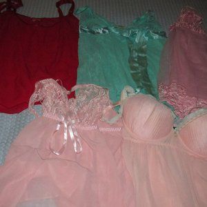 Frederick's of Hollywood & Seductive Wear lingerie - all size XL bundle of 5